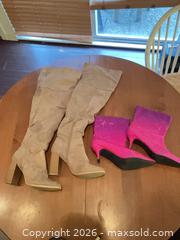 MaxSold Auction: Women's Over-the-Knee, Knee-High & Ankle Boots — Multiple Sizes - Coquitlam (British Columbia, Canada) SELLER MANAGED Reseller Online Auction - Robson Drive