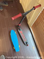 MaxSold Auction: WRLD Stunt Scooter and Unbranded Plastic Cruiser Skateboard - Coquitlam (British Columbia, Canada) SELLER MANAGED Reseller Online Auction - Robson Drive