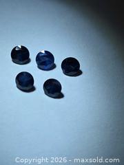 MaxSold Auction: Natural calibrated blue sapphire lot  - Mississauga (Ontario, Canada) PARTNER MANAGED Reseller Online Auction - South Gateway Road