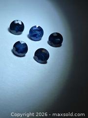 MaxSold Auction: Natural calibrated blue sapphire lot  - Mississauga (Ontario, Canada) PARTNER MANAGED Reseller Online Auction - South Gateway Road