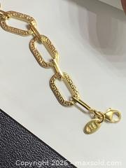 MaxSold Auction: FLASHY!! (3.2gr) 10K YELLOW GOLD VERSACE BRACELET - Toronto (Ontario, Canada) PARTNER MANAGED Downsizing Online Auction - Queen Street E