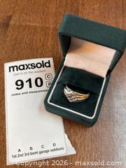 MaxSold Auction: 14K Two-Tone Gold Men's Ring with Diamonds - Merrickville-Wolford (Ontario, Canada) PARTNER MANAGED Downsizing Online Auction - Kilmarnock Road