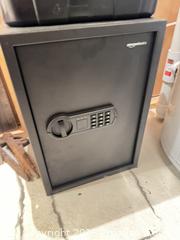 MaxSold Auction: AmazonBasics Home/Security Safe, Electronic Keypad, Medium, Black - King (Ontario, Canada) SELLER MANAGED Moving Online Auction -  Wells Orchard Crescent