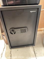 MaxSold Auction: AmazonBasics Home/Security Safe, Electronic Keypad, Medium, Black - King (Ontario, Canada) SELLER MANAGED Moving Online Auction -  Wells Orchard Crescent