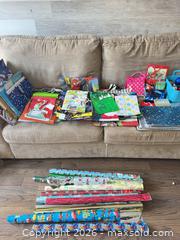 MaxSold Auction: Assorted Gift Wrap & Accessories (16–30 pcs) Holiday & Birthday - King (Ontario, Canada) SELLER MANAGED Moving Online Auction -  Wells Orchard Crescent