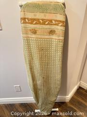 MaxSold Auction: Green Metal Folding Ironing Board, Adjustable Height - King (Ontario, Canada) SELLER MANAGED Moving Online Auction -  Wells Orchard Crescent
