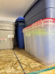 MaxSold Auction: Lot of 6+ Rubbermaid & Generic Plastic Storage Bins/Totes - King (Ontario, Canada) SELLER MANAGED Moving Online Auction -  Wells Orchard Crescent