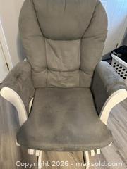 MaxSold Auction: Glider chair and ottoman  - Clarington (Ontario, Canada) SELLER MANAGED Moving Online Auction - Cornish Drive