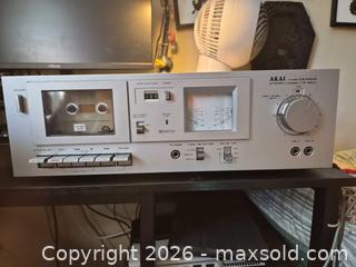 MaxSold Auction: Akai CS-M01A Stereo Cassette Deck / Recorder - Langford (British Columbia, Canada) SELLER MANAGED Downsizing Online Auction - Atkins Avenue