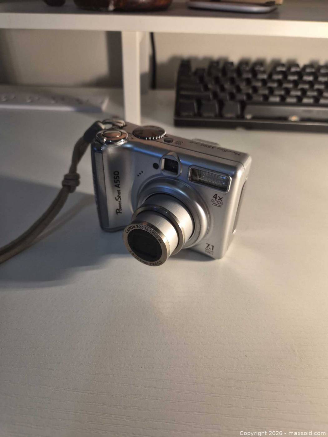 Canon PowerShot A550 7.1 MP Digital Camera | Maxsold