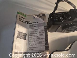 MaxSold Auction: Canon PowerShot G9 Point & Shoot Camera, Black - Langford (British Columbia, Canada) SELLER MANAGED Downsizing Online Auction - Atkins Avenue
