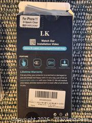 MaxSold Auction: LK Tempered Glass Screen Protector for iPhone 11 — 6-Pack - Langford (British Columbia, Canada) SELLER MANAGED Downsizing Online Auction - Atkins Avenue