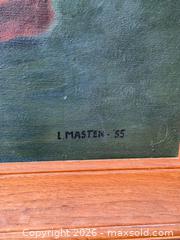 MaxSold Auction: Original Oil Painting of A Boxer By L. Masten 32x36 - Daly City (California, USA) SELLER MANAGED Estate Sale Online Auction - Lake Vista Avenue
