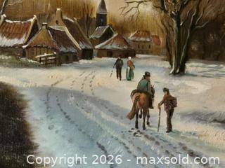 MaxSold Auction: Vintage Great oil painting - Oshawa (Ontario, Canada) SELLER MANAGED Commercial Liquidation Online Auction - Bond Street West (STORAGE)