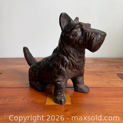 MaxSold Auction: Vintage Solid Cast Iron Scottish Dog, Decorative Art  - Toronto (Ontario, Canada) SELLER MANAGED Reseller Online Auction -  Crouse Road (STORAGE)