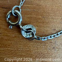 MaxSold Auction: Vintage Sterling Sliver Necklace With Pendant - Toronto (Ontario, Canada) SELLER MANAGED Reseller Online Auction -  Crouse Road (STORAGE)