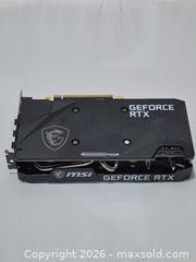 MaxSold Auction: MSI GeForce RTX 3070 VENTUS 2X OC 8GB Graphics Card - Brampton (Ontario, Canada) PARTNER MANAGED Downsizing Online Auction - Ash Creek Drive