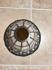 MaxSold Auction: 2 Tiffany-Style2 Stained Glass Pendant Lamp Shades - Erie (Colorado, USA) SELLER MANAGED Moving Online Auction - Madison Drive