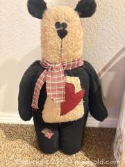 MaxSold Auction: Antique stuffed animal and holder. Antique chest. - Erie (Colorado, USA) SELLER MANAGED Moving Online Auction - Madison Drive