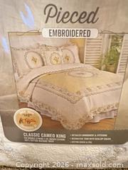 MaxSold Auction: King Comforter- New - Erie (Colorado, USA) SELLER MANAGED Moving Online Auction - Madison Drive