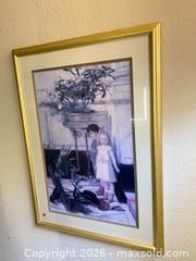 MaxSold Auction: Large gold frame print - Erie (Colorado, USA) SELLER MANAGED Moving Online Auction - Madison Drive