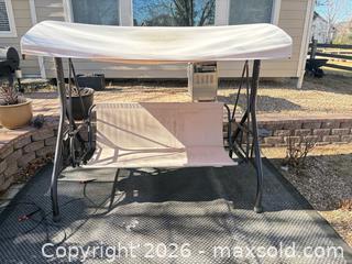 MaxSold Auction: Outdoor patio swing - Erie (Colorado, USA) SELLER MANAGED Moving Online Auction - Madison Drive