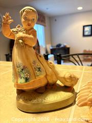 MaxSold Auction: Pair of 9" Porcelain Figurines — Geese and Children - Erie (Colorado, USA) SELLER MANAGED Moving Online Auction - Madison Drive