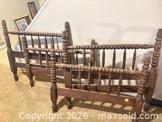 MaxSold Auction: Solid wood antique head and footboards - Erie (Colorado, USA) SELLER MANAGED Moving Online Auction - Madison Drive
