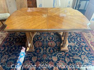 MaxSold Auction: Traditional drop leaf -Formal Dining Room Table and Chairs - Erie (Colorado, USA) SELLER MANAGED Moving Online Auction - Madison Drive