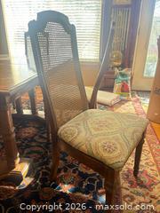 MaxSold Auction: Traditional drop leaf -Formal Dining Room Table and Chairs - Erie (Colorado, USA) SELLER MANAGED Moving Online Auction - Madison Drive