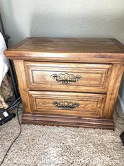 MaxSold Auction: Wood bedside table  - Erie (Colorado, USA) SELLER MANAGED Moving Online Auction - Madison Drive