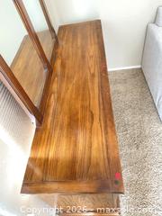 MaxSold Auction: Wood dresser with mirror - Erie (Colorado, USA) SELLER MANAGED Moving Online Auction - Madison Drive