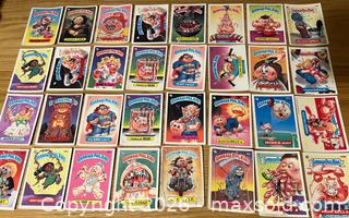 MaxSold Auction: 1986 Vintage Garbage Pail Kids Lot Cards Topps  - Stoughton (Massachusetts, USA) SELLER MANAGED Reseller Online Auction - West Street