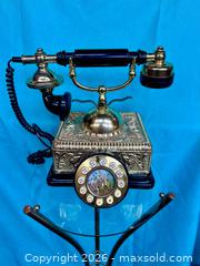 MaxSold Auction: Ornate Phone & Table  - Stoughton (Massachusetts, USA) SELLER MANAGED Reseller Online Auction - West Street