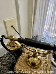 MaxSold Auction: Ornate Phone & Table  - Stoughton (Massachusetts, USA) SELLER MANAGED Reseller Online Auction - West Street