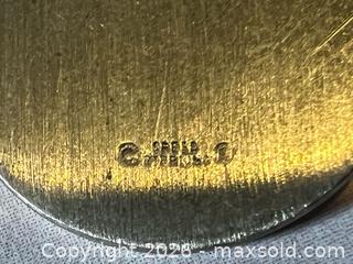 MaxSold Auction: Sterling Silver Creed Air Force St. Michael Necklace Protection  - Stoughton (Massachusetts, USA) SELLER MANAGED Reseller Online Auction - West Street