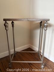 MaxSold Auction: Vintage Ornate Side Table/ Small Bar Table  - Daly City (California, USA) SELLER MANAGED Estate Sale Online Auction - Lake Vista Avenue