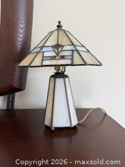 MaxSold Auction: Vintage Small Dale Tiffany Art Glass Mosaic Table Lamp - Daly City (California, USA) SELLER MANAGED Estate Sale Online Auction - Lake Vista Avenue