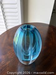 MaxSold Auction: Vintage Waterford Evolution by Gifts, Aqua Haze Vase  - Daly City (California, USA) SELLER MANAGED Estate Sale Online Auction - Lake Vista Avenue