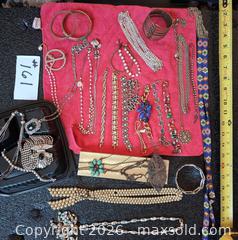 MaxSold Auction: Mixed Vintage Costume Jewelry Lot — Necklaces, Bracelets, Brooches - San Fernando (California, USA) SELLER MANAGED Estate Sale Online Auction -  North Workman Street