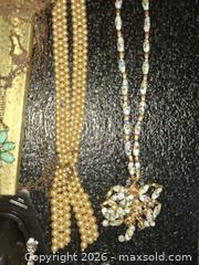 MaxSold Auction: Mixed Vintage Costume Jewelry Lot — Necklaces, Bracelets, Brooches - San Fernando (California, USA) SELLER MANAGED Estate Sale Online Auction -  North Workman Street