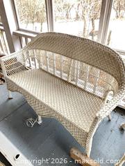 MaxSold Auction: Wicker Love Seat - Lanark Highlands (Ontario, Canada) SELLER MANAGED Downsizing Online Auction -  Markle Road
