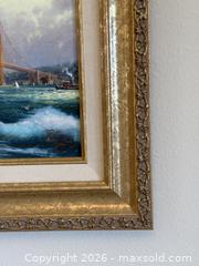 MaxSold Auction: Vintage Framed Art: Golden Gate Bridge, San Francisco by Thomas Kinkade w/ Certificate of Authenticity  - Daly City (California, USA) SELLER MANAGED Estate Sale Online Auction - Lake Vista Avenue