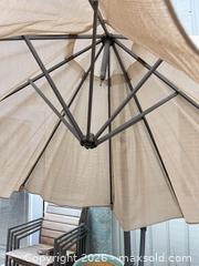 MaxSold Auction: Coolaroo 9 ft Cantilever/Offset Umbrella, Beige/Tan - Saanich (British Columbia, Canada) PARTNER MANAGED Moving Online Auction - Agnew Street