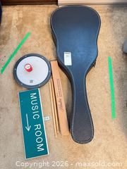 MaxSold Auction: Degas Dreadnought Acoustic Guitar, Natural Finish with Case - Saanich (British Columbia, Canada) PARTNER MANAGED Moving Online Auction - Agnew Street