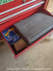 MaxSold Auction: Red Steel Tool Chest, 4-Drawer with contents - Saanich (British Columbia, Canada) PARTNER MANAGED Moving Online Auction - Agnew Street