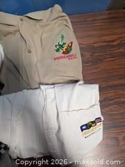 MaxSold Auction: 5 Men's Mixed-Size Cotton Blend Polo Shirts with Embroidered Logos - Calgary (Alberta, Canada) SELLER MANAGED Estate Sale Online Auction - 59 Avenue South East