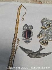 MaxSold Auction: 6-Piece Mixed Jewelry Lot: Brooch, Bolo Tie, Necklace, Earrings, Pendant - Calgary (Alberta, Canada) SELLER MANAGED Estate Sale Online Auction - 59 Avenue South East