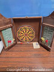 MaxSold Auction: Beefeater Dartboard Cabinet Set, Wall-Mount Folding Cabinet - Calgary (Alberta, Canada) SELLER MANAGED Estate Sale Online Auction - 59 Avenue South East