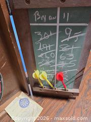 MaxSold Auction: Beefeater Dartboard Cabinet Set, Wall-Mount Folding Cabinet - Calgary (Alberta, Canada) SELLER MANAGED Estate Sale Online Auction - 59 Avenue South East